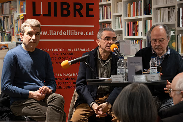 Presentació a Sabadell del llibre «Cants al present» de Josep Maria Ripoll.