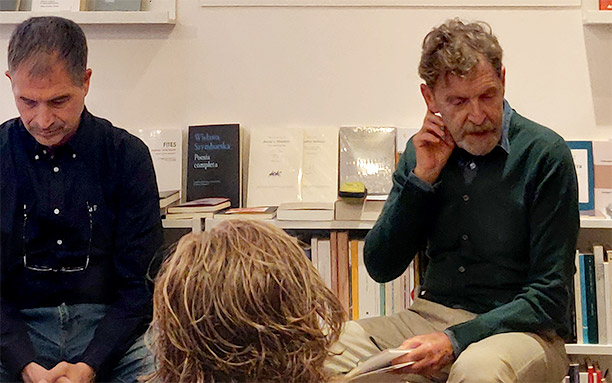 Presentación del libro «Les arrels de la nit» de Joan Buixeda en Sant Just Desvern.