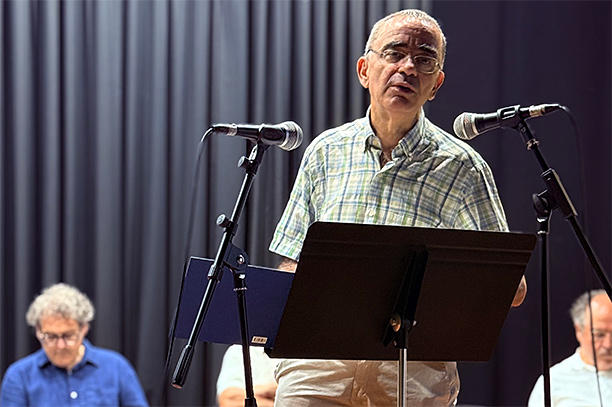 Lectura de Josep Maria Ripoll. Recital poètic de la Festa Major de Sabadell 2025