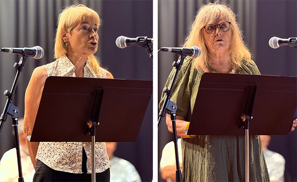 Maria Antònia Bartolí i Maite Soler. Recital poètic de la Festa Major de Sabadell 2025