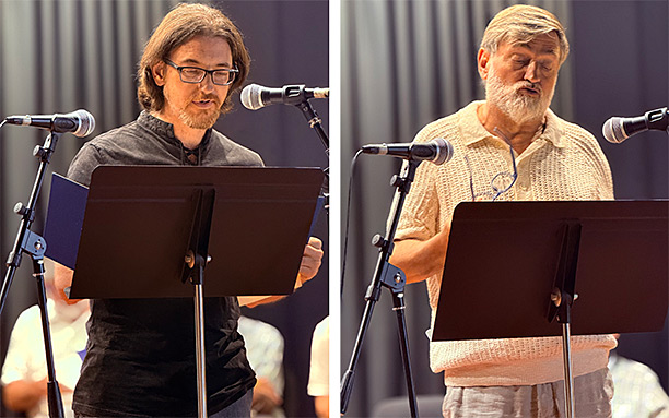 David Madueño i Esteban Martínez. Recital poètic de la Festa Major de Sabadell 2025