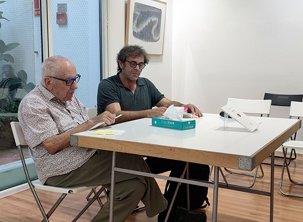 Presentació a Barcelona del llibre 'Aprèslude', de Gottfried Benn, en traducció de Feliu Formosa.