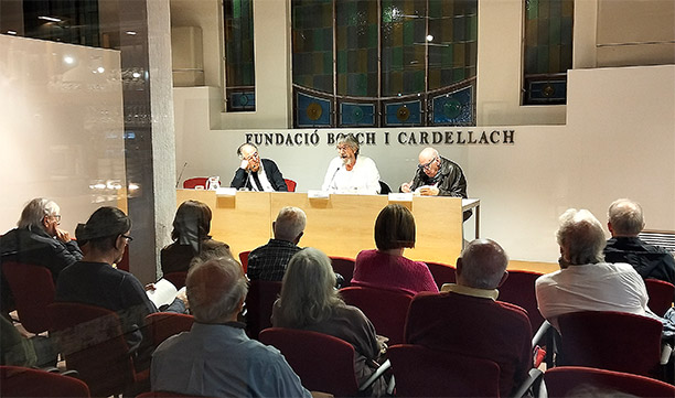 Presentació a Sabadell del llibre 'Aprèslude', de Gottfried Benn, en traducció de Feliu Formosa.