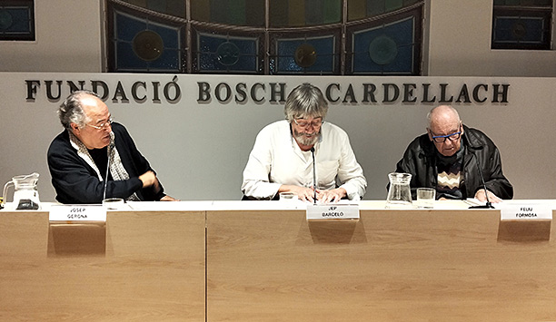 Presentació a Sabadell del llibre 'Aprèslude', de Gottfried Benn, en traducció de Feliu Formosa.