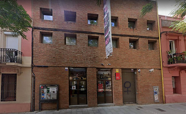 Centre cívic La Barraca del barri de La Sagrera de Barcelona.