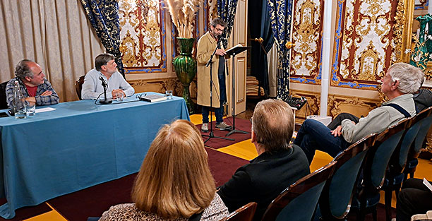 Presentació dels dibuixos de Josep Gerona per a l'Àlbum Versàlia 5 «Vida/Mort» al Museu d’Art de Sabadell.