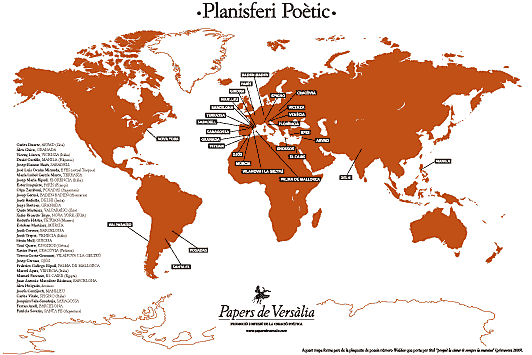 planisferi poetic Papers de versàlia