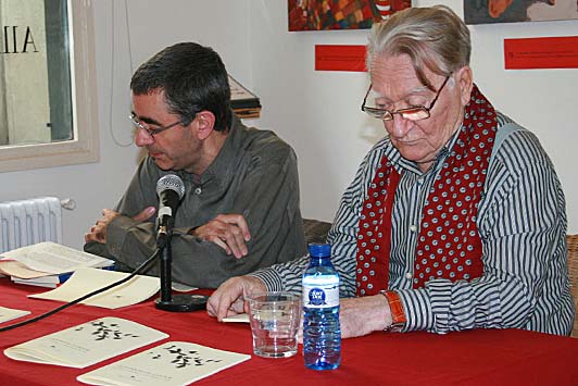 Josep Maria va presentar a Màrius Sampere.