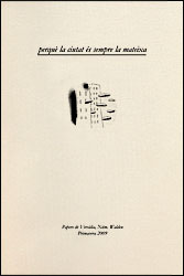 Portada Plaquette núm. Walden
